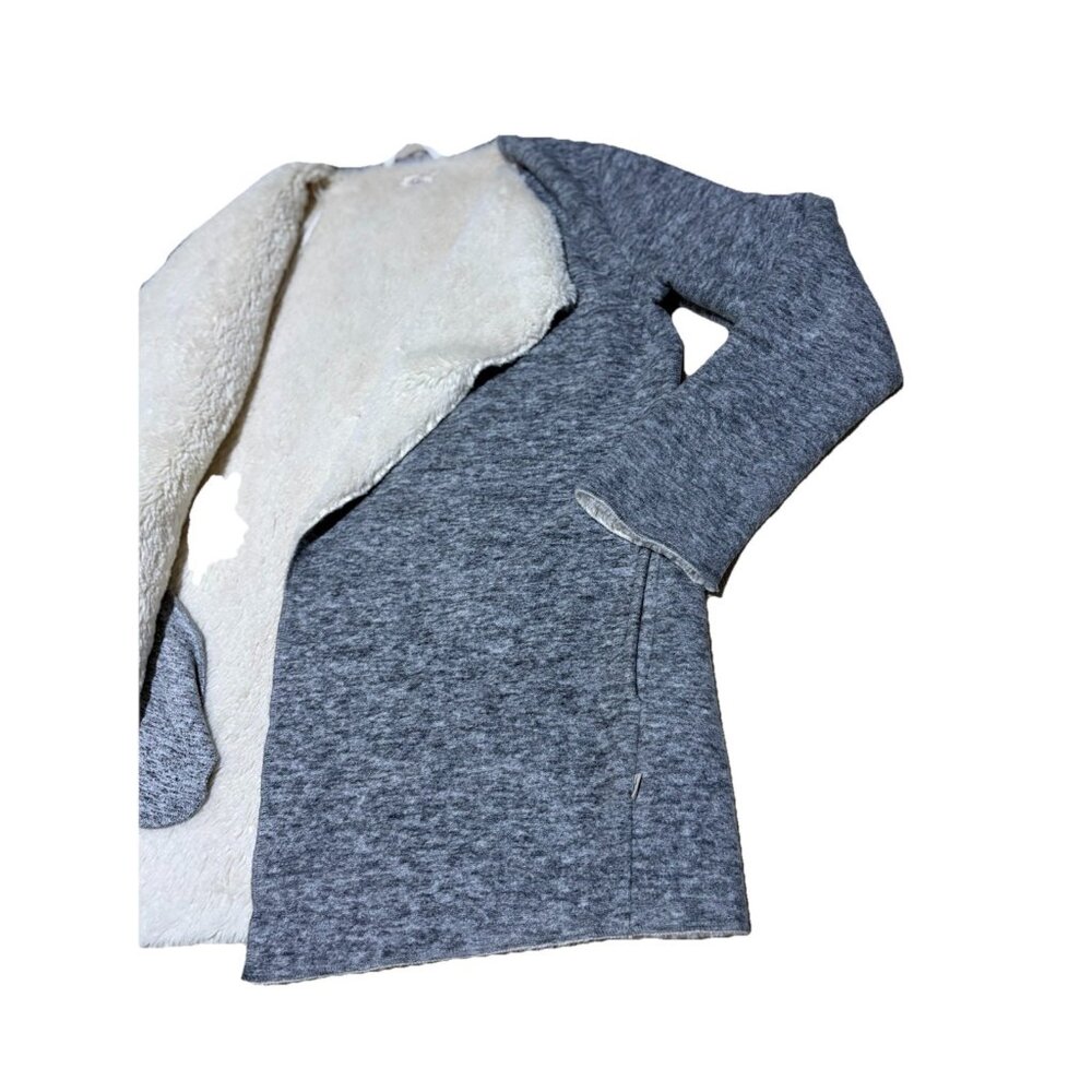 UGG Abriana Shawl Open Front Cardigan Grey Heather size Medium - Picture 3 of 14